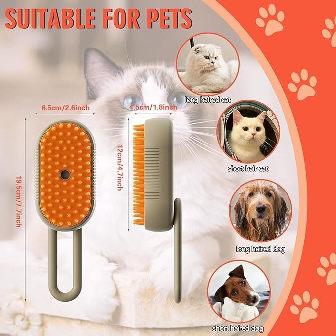 Dog Cat Steam Brush