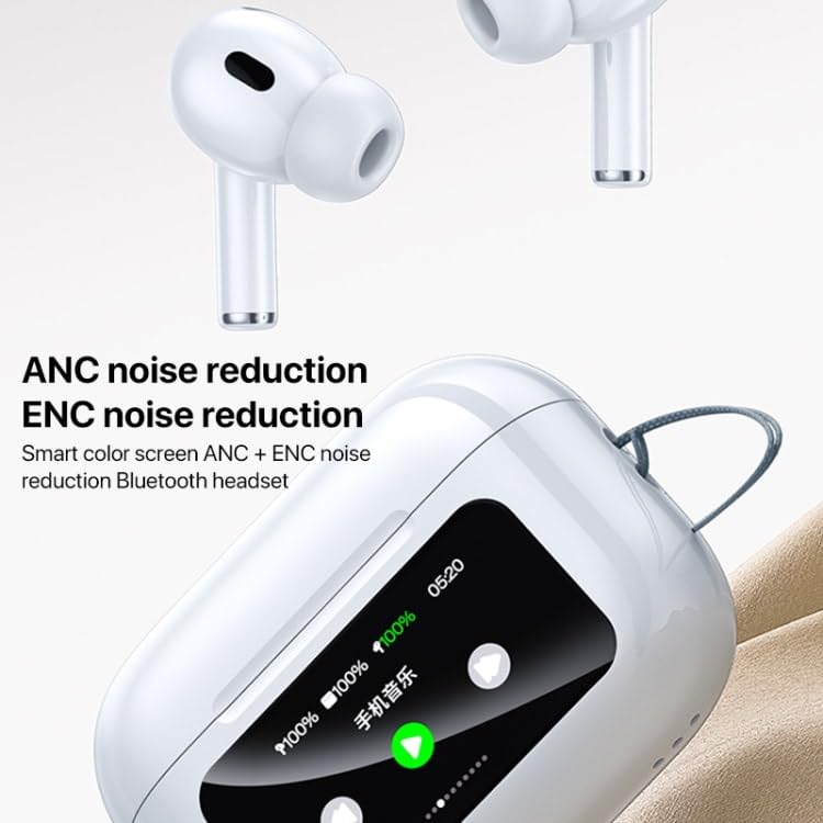 Bluetooth wireless earpod with display