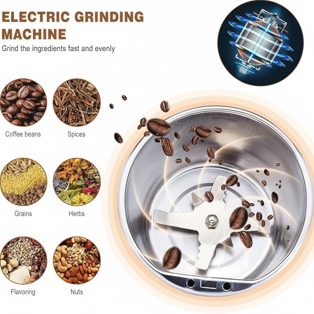 Portable Electric Coffee Grinder Spice