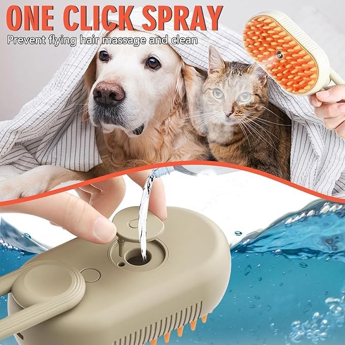 Dog Cat Steam Brush