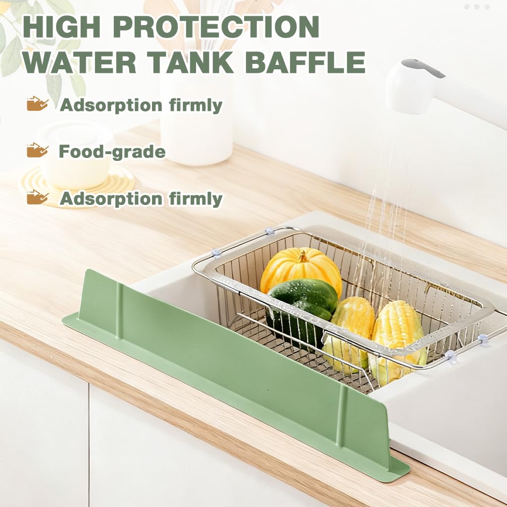 Silicone Sink Water Shield Panel