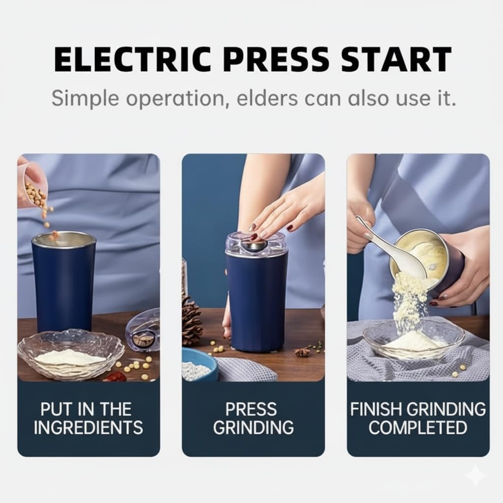 Portable Electric Coffee Grinder Spice