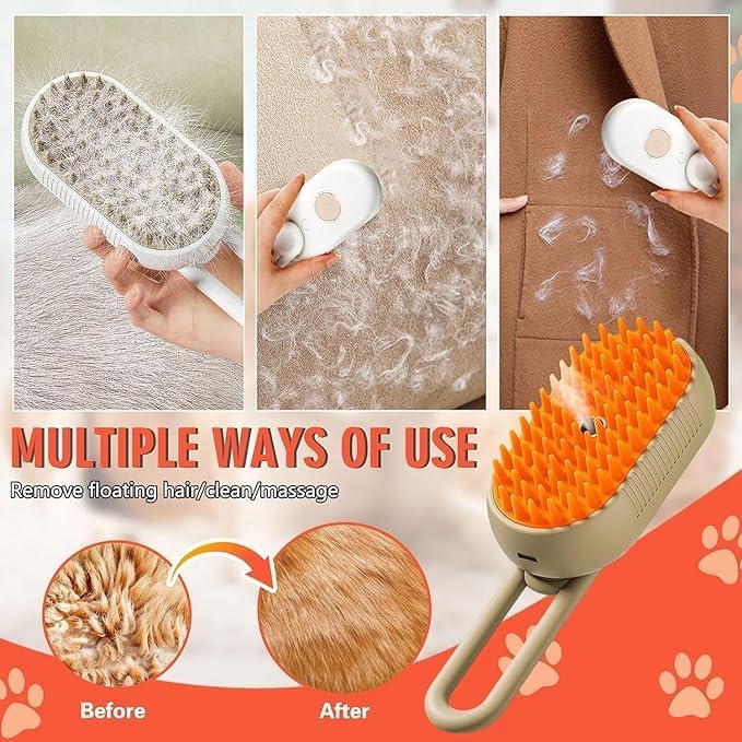 Dog Cat Steam Brush