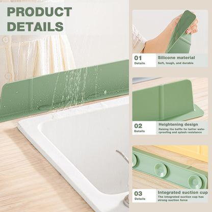 Silicone Sink Water Shield Panel