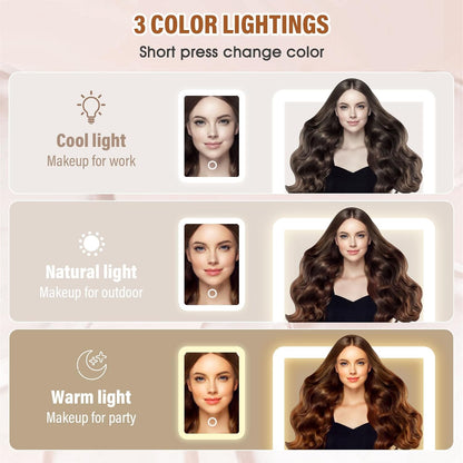 Small Travel LED Makeup Mirror