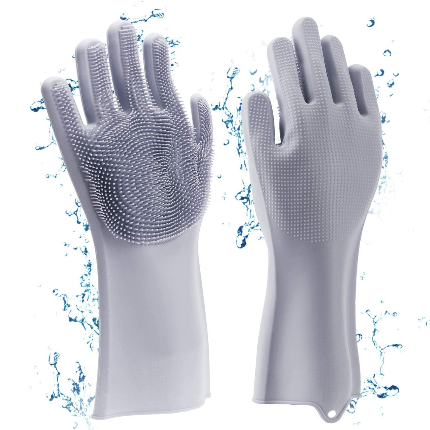 Dishwashing Gloves Combo – Steel Wire + Silicone (2 Pairs)