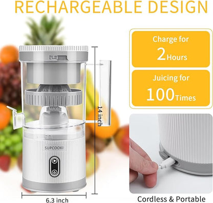 Electric  Rechargeable Juicer Machine with USB Cable