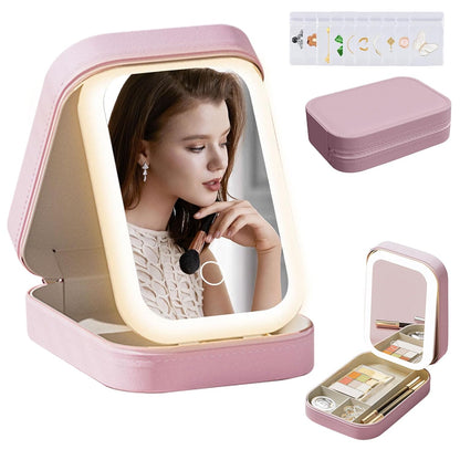 Small Travel LED Makeup Mirror