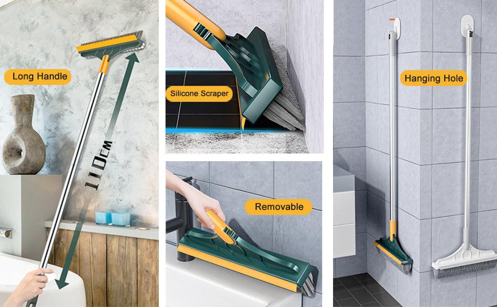 3-in-1 Bathroom Cleaning with Wiper