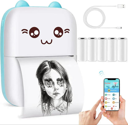 Mini Portable Thermal  Bluetooth Printer