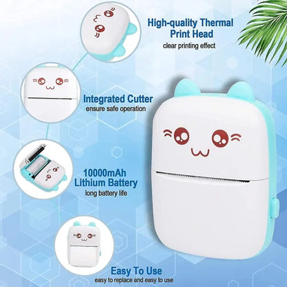 Mini Portable Thermal  Bluetooth Printer